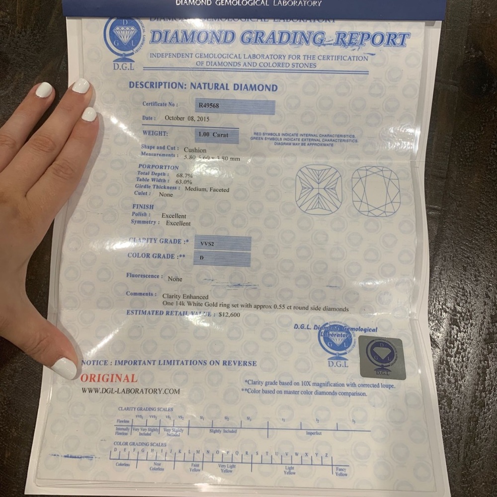 2 ct DIAMOND RING - Picture 3 of 3